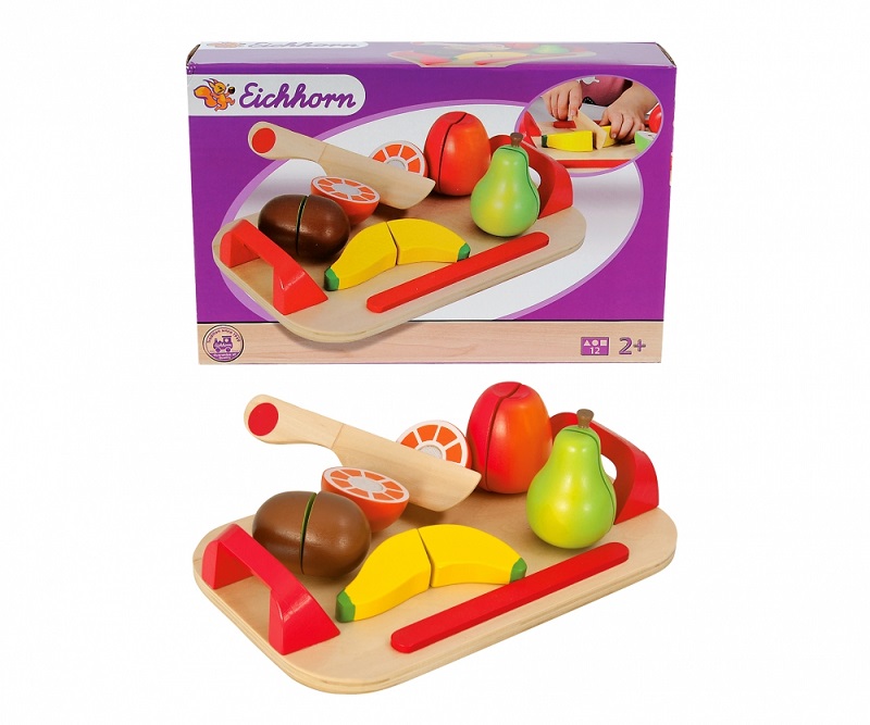 Игровой набор - Доска с фруктами, 12 предметов  